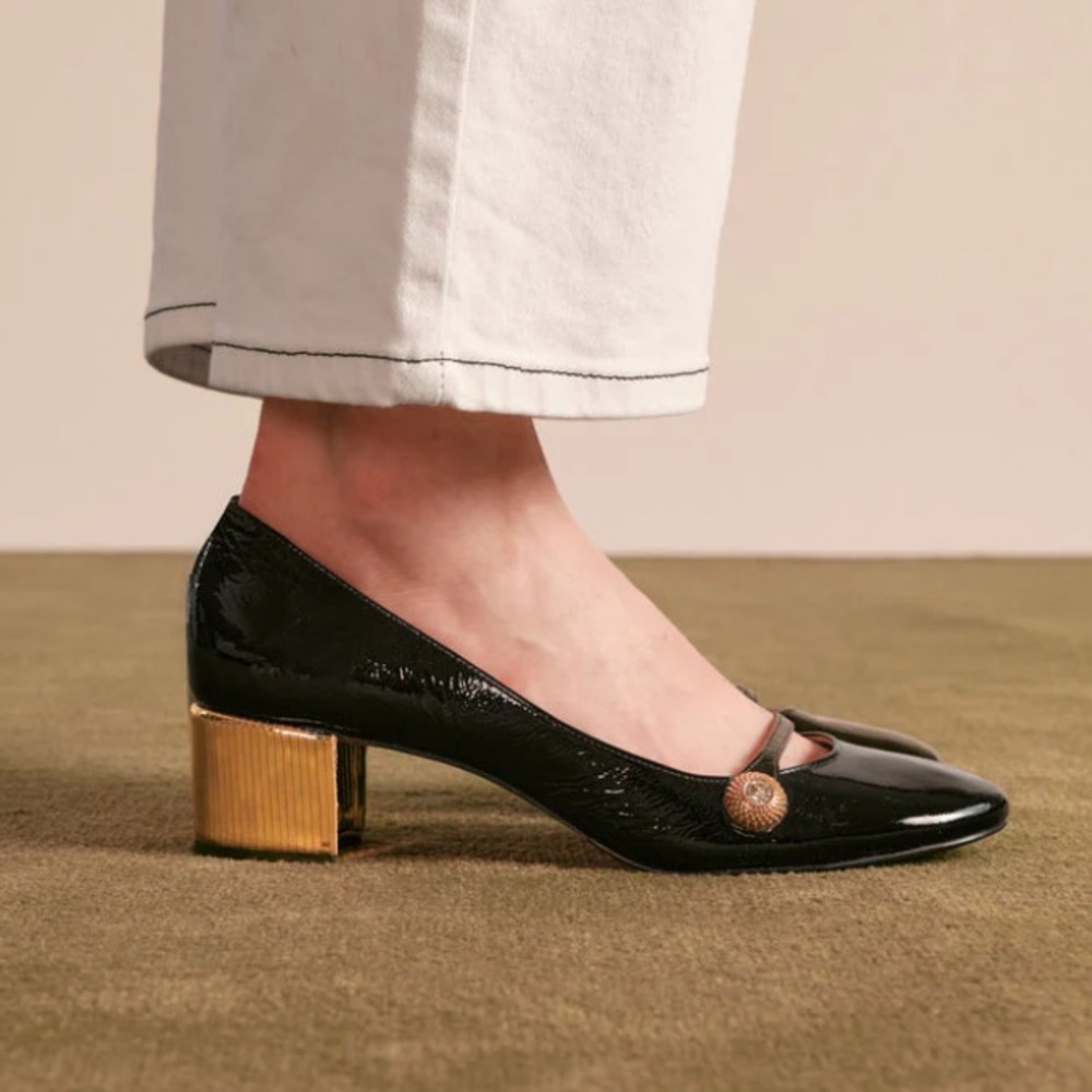 Frances Valentine Gaga Patent Leather Pumps - Size 9